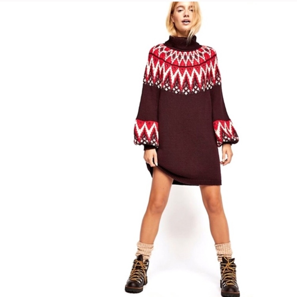 Free people Scotland sweater dress
